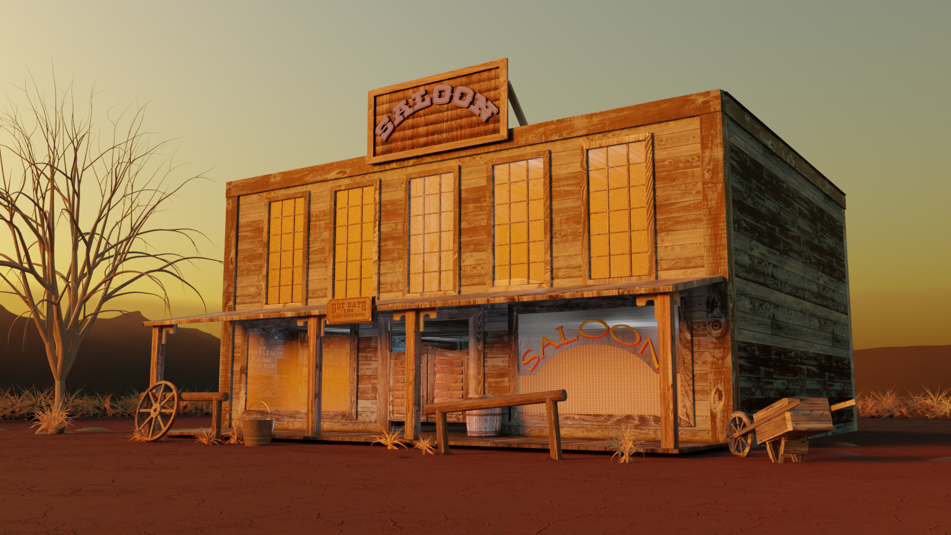 Old Western Saloon preview image 1